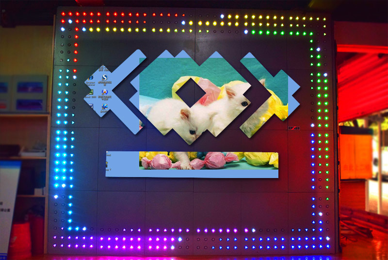 P4全彩室內異型屏 P4全彩室內異型屏